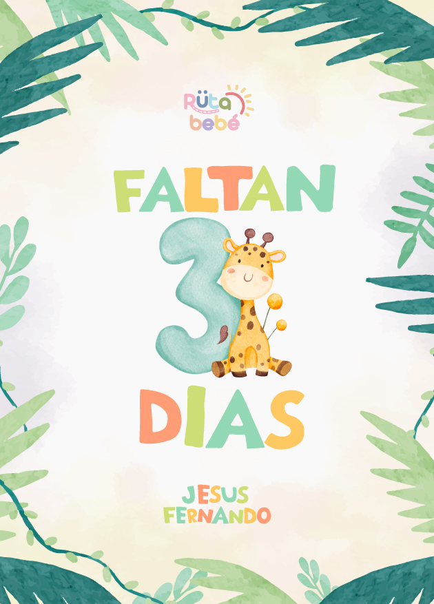 Rüta Bebé — Invitación cuenta regresiva infantil